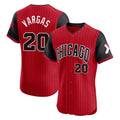 Davalo C.White Sox #20 Miguel Vargas Player Red City Connect Limited Elite Home Stitched Jerseys