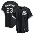 Davalo C.White Sox #23 Andrew Benintendi Player Black Spring Training Game Stitched Jerseys