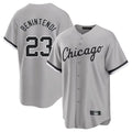 Davalo C.White Sox #23 Andrew Benintendi Player Gray Home Game Stitched Jerseys
