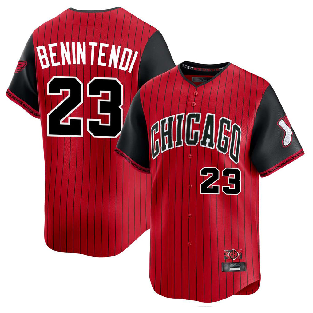 Davalo C.White Sox #23 Andrew Benintendi Player Red City Connect Limited Home Stitched Jerseys