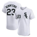 Davalo C.White Sox #23 Andrew Benintendi Player White Stripe Limited Elite Home Stitched Jerseys
