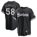 Davalo C.White Sox #58 Seranthony Dom¡§anguez Player Black City Connect Home Game Stitched Jerseys