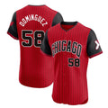 Davalo C.White Sox #58 Seranthony Dom¡§anguez Player Red City Connect Limited Elite Home Stitched Jerseys