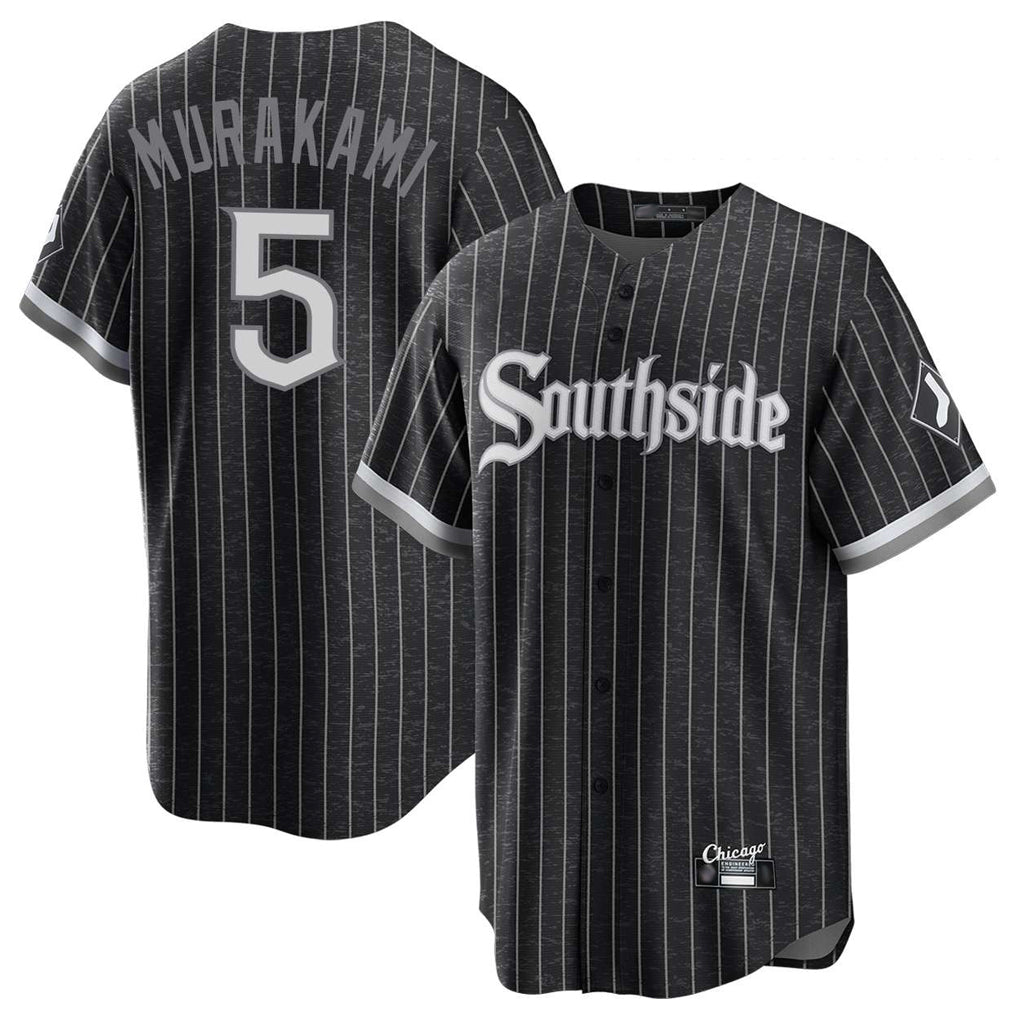 Davalo C.White Sox #5 Munetaka Murakami Player Black City Connect Home Game Stitched Jerseys