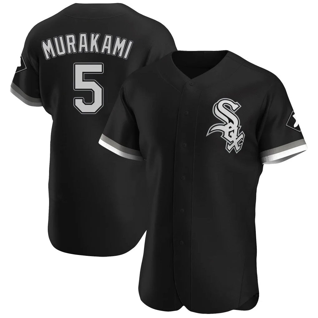 Davalo C.White Sox #5 Munetaka Murakami Player Black Limited Elite Home Stitched Jerseys