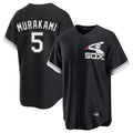 Davalo C.White Sox #5 Munetaka Murakami Player Black Spring Training Game Stitched Jerseys