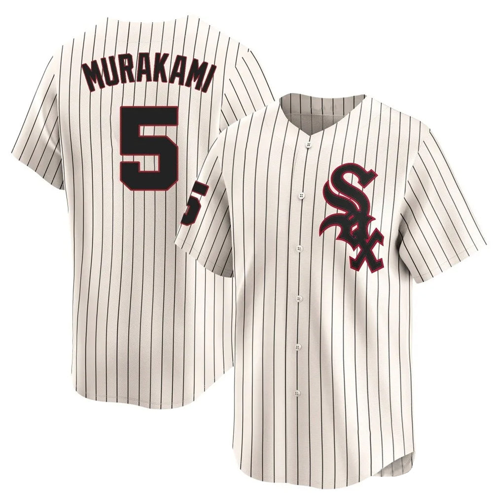 Davalo C.White Sox #5 Munetaka Murakami Player Cream Cooperstown Collection Limited Home Stitched Jerseys