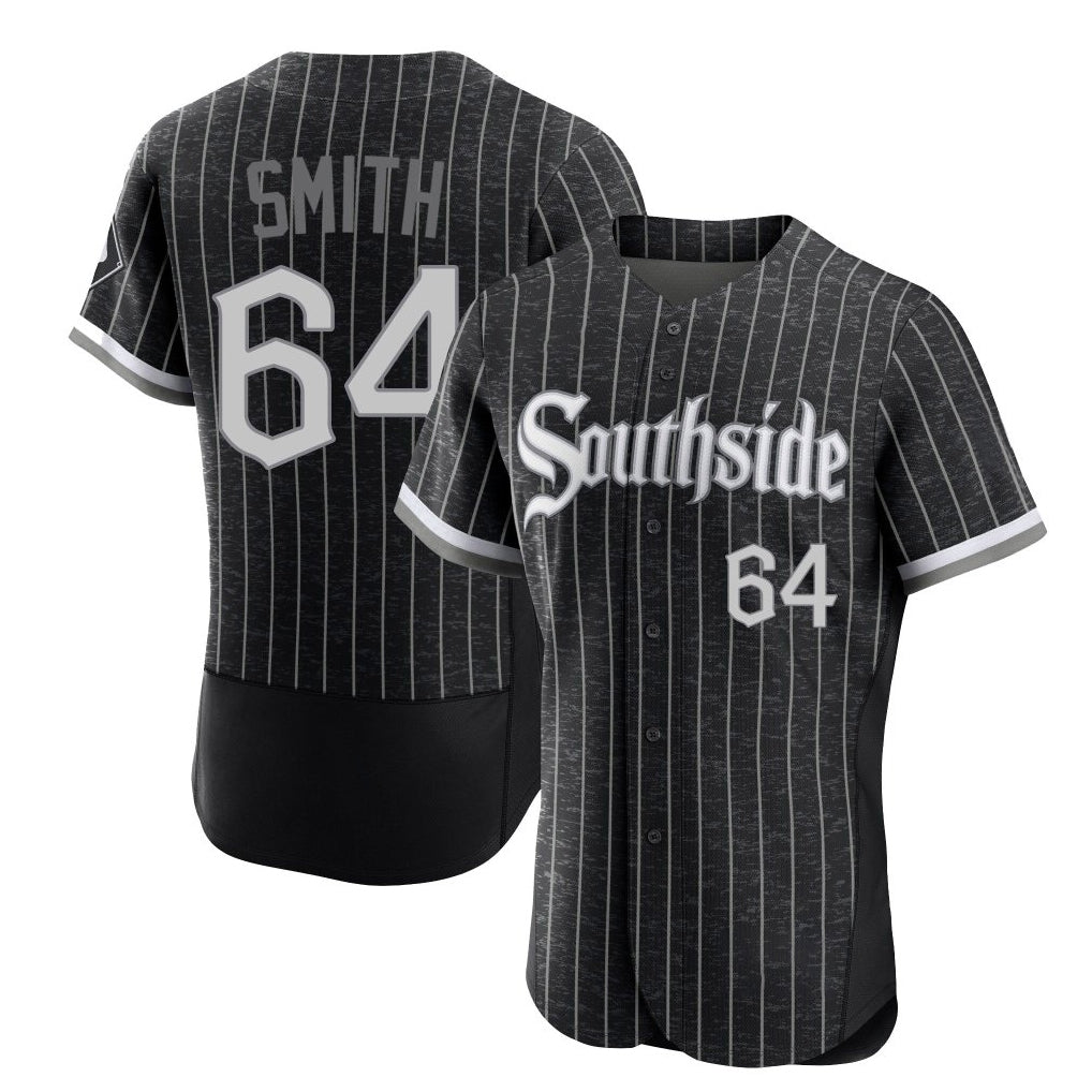 Davalo C.White Sox #64 Shane Smith Player Black City Connect Limited Elite Home Stitched Jerseys