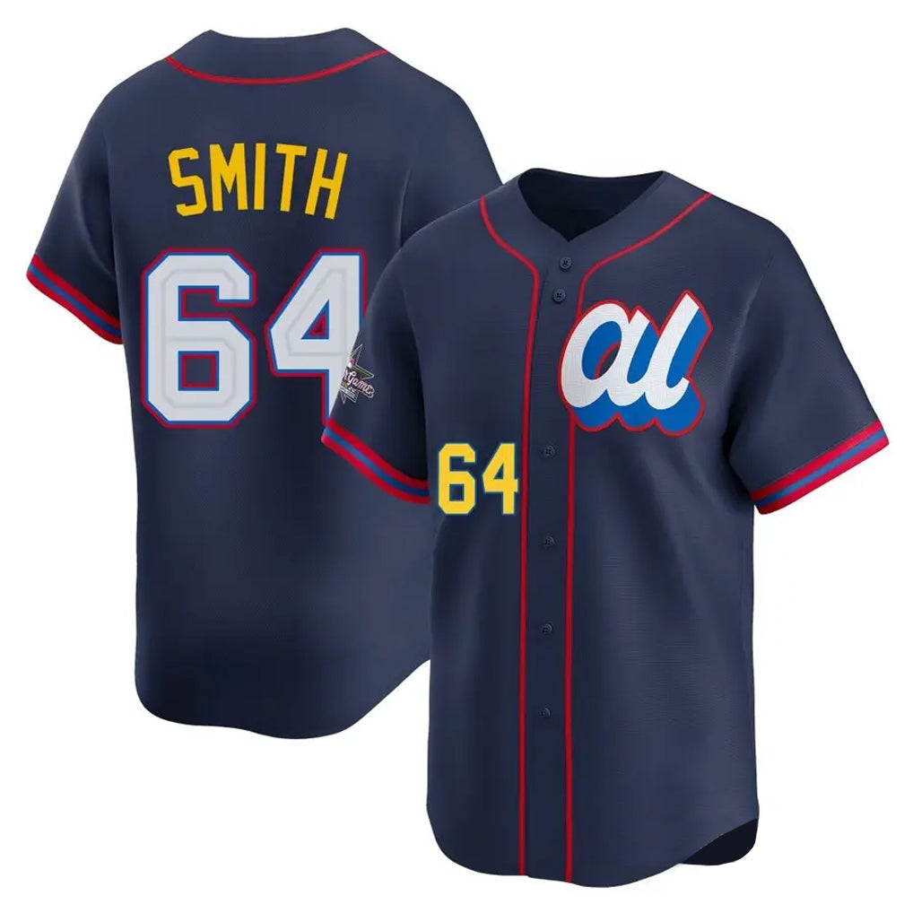 Davalo C.White Sox #64 Shane Smith Player Navy Limited American League All-Star Edition Stitched Jerseys