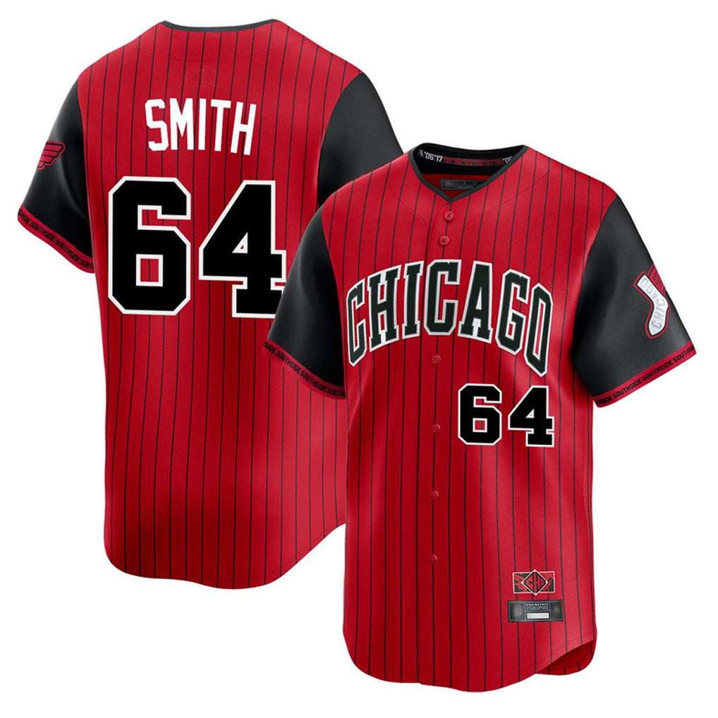Davalo C.White Sox #64 Shane Smith Player Red City Connect Limited Home Stitched Jerseys