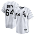 Davalo C.White Sox #64 Shane Smith Player White Stripe Limited Home Stitched Jerseys