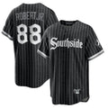 Davalo C.White Sox #88 Luis Robert Jr Player Black City Connect Home Game Stitched Jerseys
