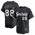Davalo C.White Sox #88 Luis Robert Jr Player Black City Connect Limited Home Stitched Jerseys