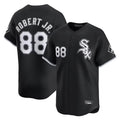 Davalo C.White Sox #88 Luis Robert Jr Player Black Limited Home Stitched Jerseys