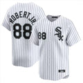 Davalo C.White Sox #88 Luis Robert Jr Player White Stripe Limited Home Stitched Jerseys