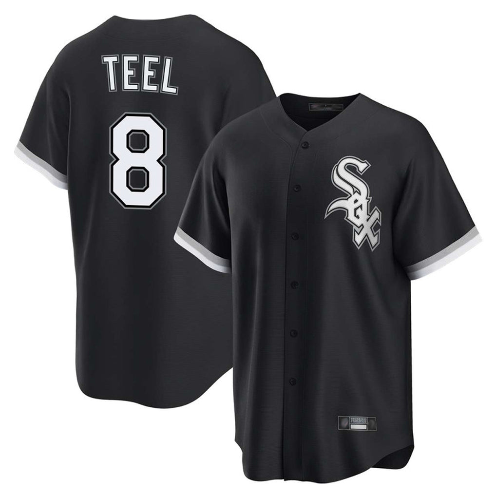 Davalo C.White Sox #8 Kyle Teel Player Black Home Game Stitched Jerseys