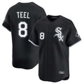 Davalo C.White Sox #8 Kyle Teel Player Black Limited Home Stitched Jerseys