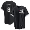 Davalo C.White Sox #8 Kyle Teel Player Black Spring Training Game Stitched Jerseys