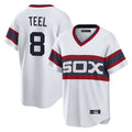 Davalo C.White Sox #8 Kyle Teel Player White T-shirt Home Game Stitched Jerseys