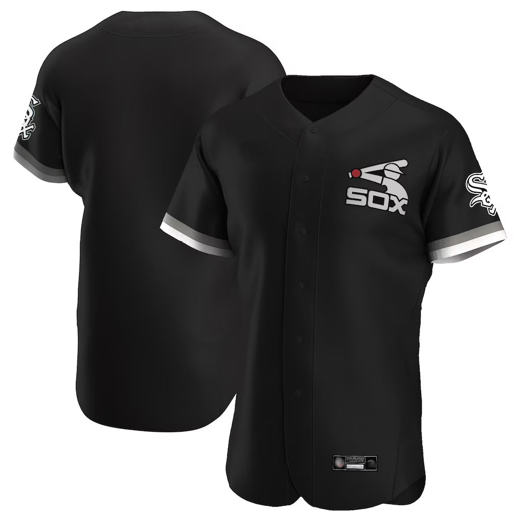 Davalo C.White Sox ## White Sox Blank Player Black Limited Elite Home Game Stitched Jerseys