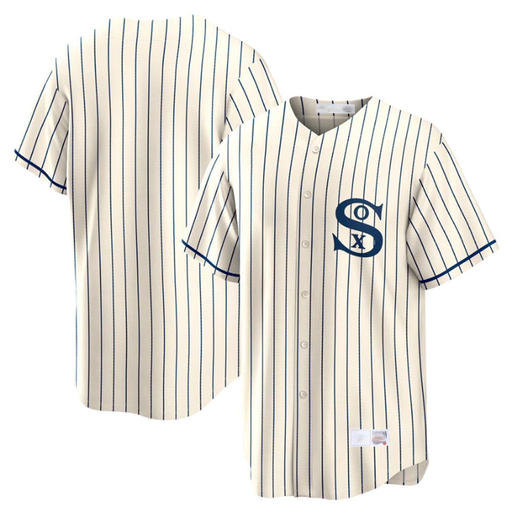 Davalo C.White Sox ## White Sox Blank Player Cream Cooperstown Collection Field of Dreams Home Stitched Jerseys