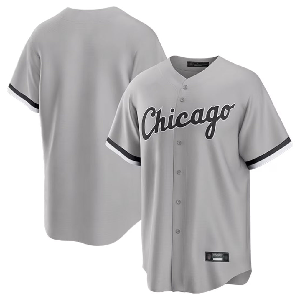 Davalo C.White Sox ## White Sox Blank Player Gray Home Game Stitched Jerseys