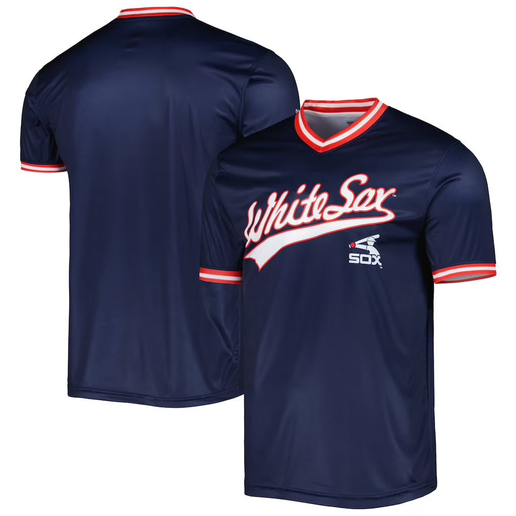 Davalo C.White Sox ## White Sox Blank Player Navy T-shirt Cooperstown Collection Stitched Jerseys