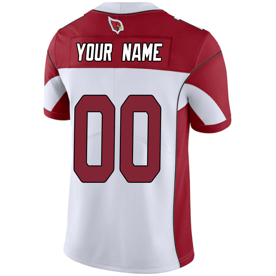 Davalo Custom A.Cardinals White-Red Vapor Untouchable Elite Stitched Jerseys