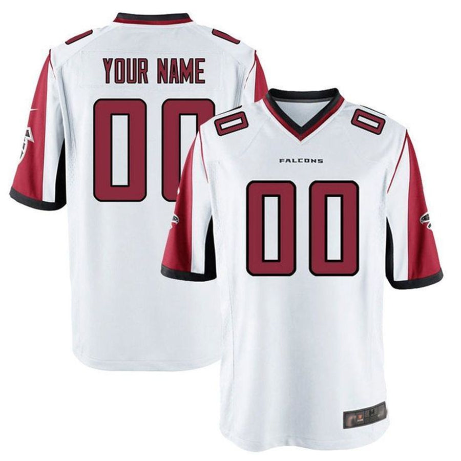 Davalo Custom A.Falcons White Game Stitched Jerseys