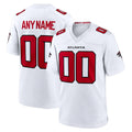 Davalo Custom A.Falcons White Replica Home Game Any Name & Numbers Stitched Jerseys