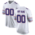 Davalo Custom B.Bills White Alternate Game Stitched Jerseys