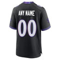 Davalo Custom B.Ravens Black Home Game Any Name & Numbers Stitched Jerseys