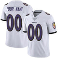 Davalo Custom B.Ravens White Vapor F.U.S.E. Limited Stitched Jerseys