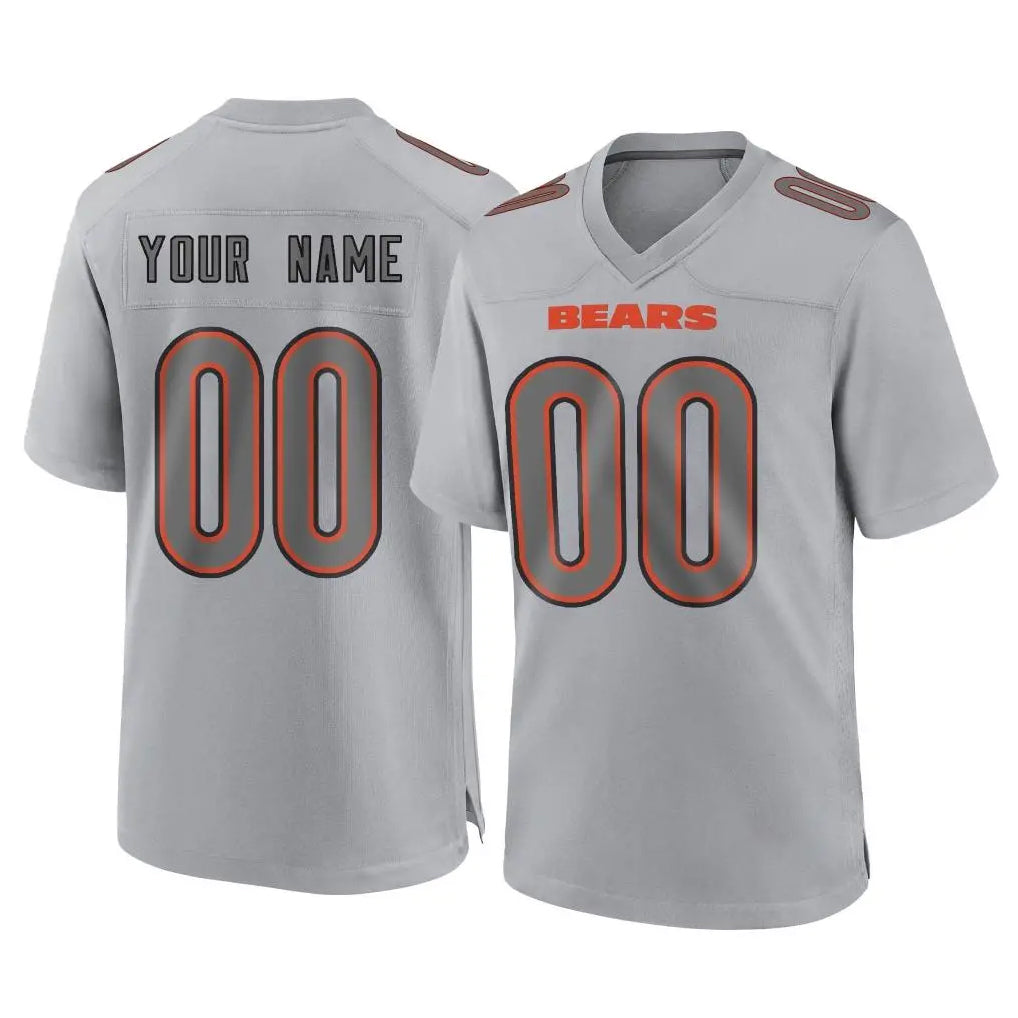 Davalo Custom C.Bears Gray Atmosphere Fashion Game Any Name & Numbers Stitched Jerseys