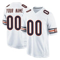 Davalo Custom C.Bears White Home Game Any Name & Numbers Stitched Jerseys