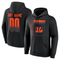Davalo Custom C.Bengals Black Home Field Pop Personalized Name & Number Hoodie Stitched Jerseys