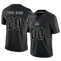 Davalo Custom C.Bengals Black Reflective Limited Game Any Name & Numbers Stitched Jerseys