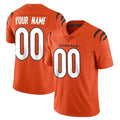 Davalo Custom C.Bengals Orange Vapor Untouchable Limited Home Game Any Name & Numbers Stitched Jerseys