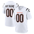 Davalo Custom C.Bengals White Game Stitched Jerseys