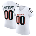 Davalo Custom C.Bengals White Vapor F.U.S.E. Elite Stitched Jerseys