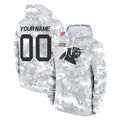 Davalo Custom C.Panthers Arctic Camo Salute to Service Pullover Hoodies Any Name & Numbers Stitched Jerseys