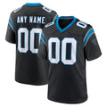 Davalo Custom C.Panthers Black Home Game Any Name & Numbers Stitched Jerseys