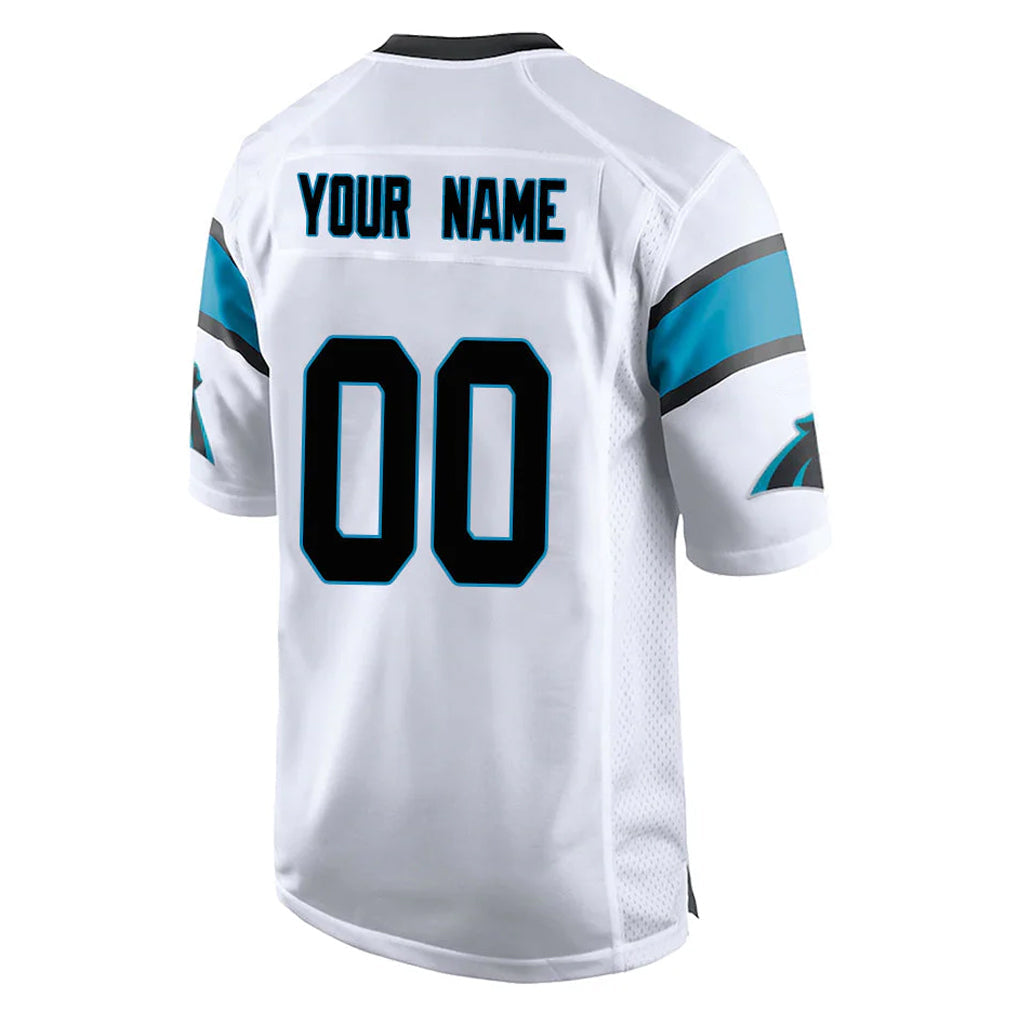 Davalo Custom C.Panthers White Game Any Name & Numbers Stitched Jerseys