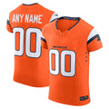 Davalo Custom D.Broncos Vapor F.U.S.E. Elite Orange Stitched Jerseys