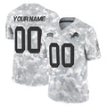 Davalo Custom D.Lions Arctic Camo Salute To Service Limited Any Name & Numbers Stitched Jerseys