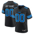Davalo Custom D.Lions Black Home Game Stitched Jerseys