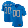 Davalo Custom D.Lions Blue Limted Game Alternate Stitched Jerseys
