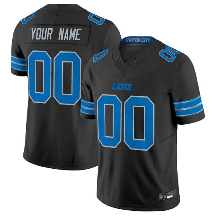 Davalo Custom D.Lions Blue Vapor F.U.S.E. Limited Elite Stitched Jerseys
