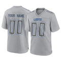 Davalo Custom D.Lions Gray Atmosphere Fashion Home Game Any Name & Numbers Stitched Jerseys