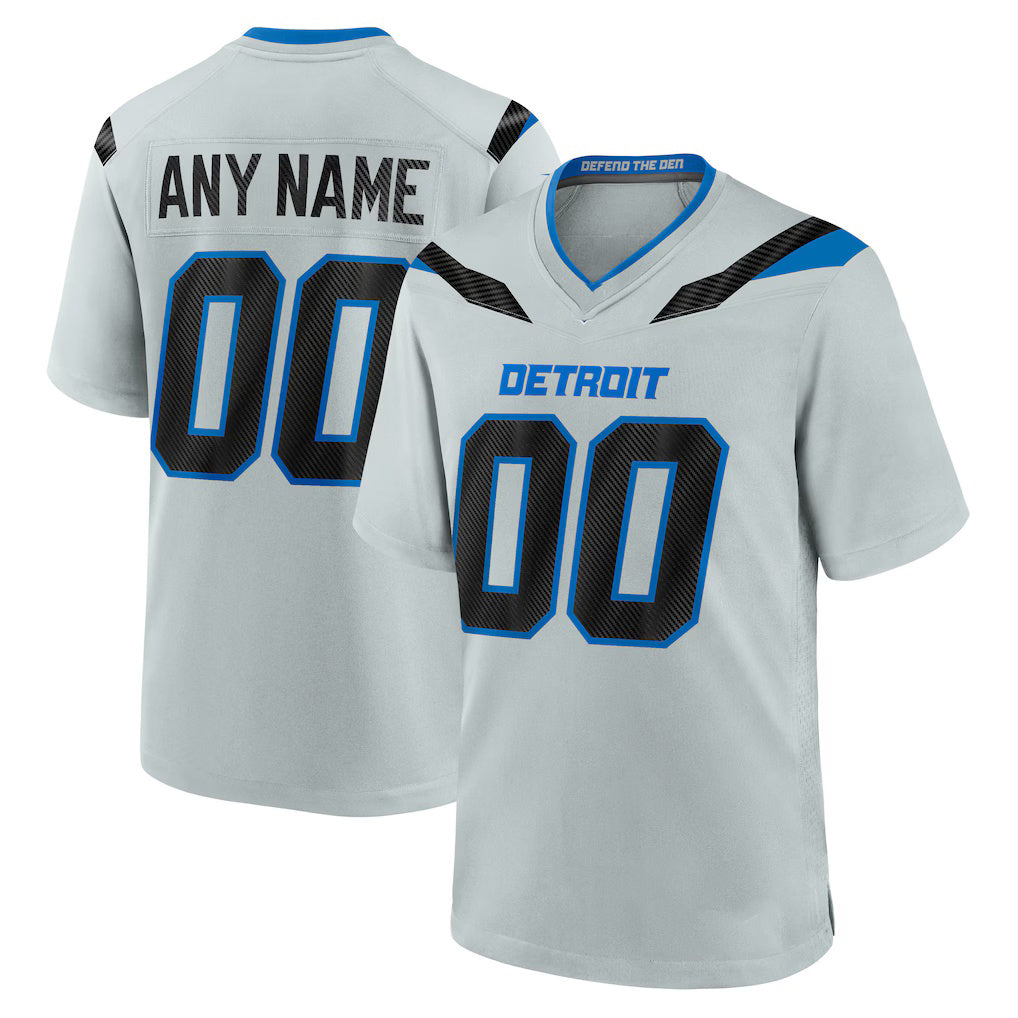 Davalo Custom D.Lions Silver 2026 Rivalries Collection Game Jersey